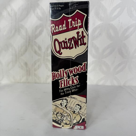 5 for $25| Road Trip QUIZWIT Hollywood Flicks Trivia Game Sealed Brand New - Picture 3 of 6